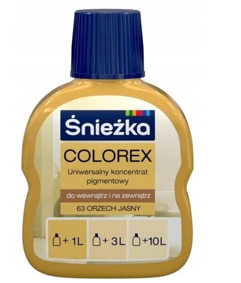 

Colorex Śnieżka Pigment Do Farb 100ml Orzech Jasny