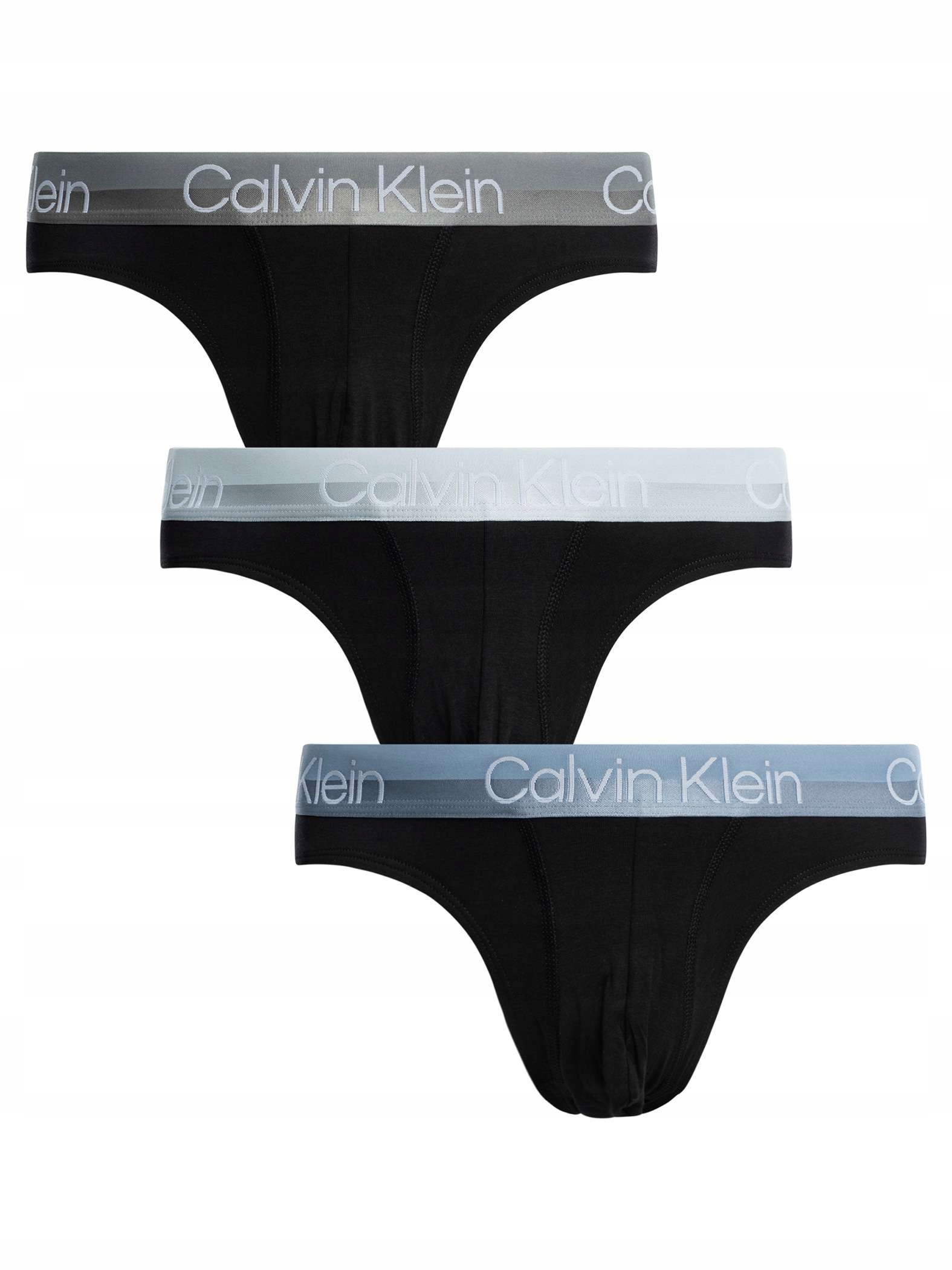 Calvin Klein Slipy 3P Modern Structure Cotton NB2969A Pxv L