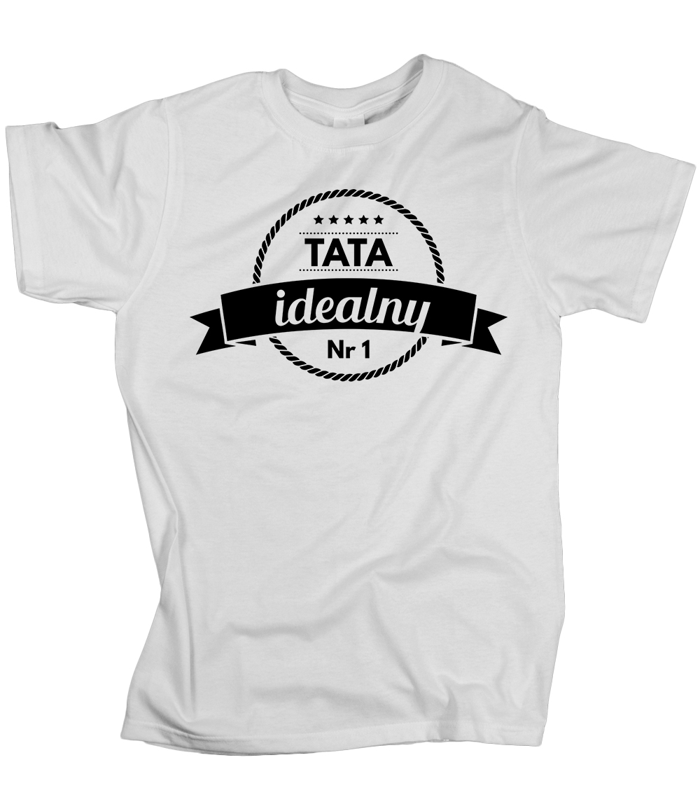 

Koszulka męska Tata idealny nr1 prezent 4XL