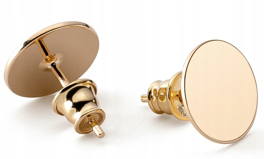 Stříbrné Náušnice Kulaté Plechy 11 MM 925 Gravírování Bonus Giorre