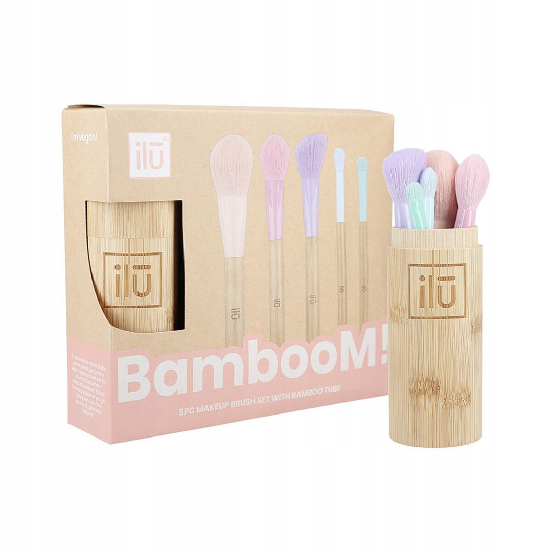 Sada Štětců na make-up Ilū Bamboom Lote Vícebarevná 6 dílů