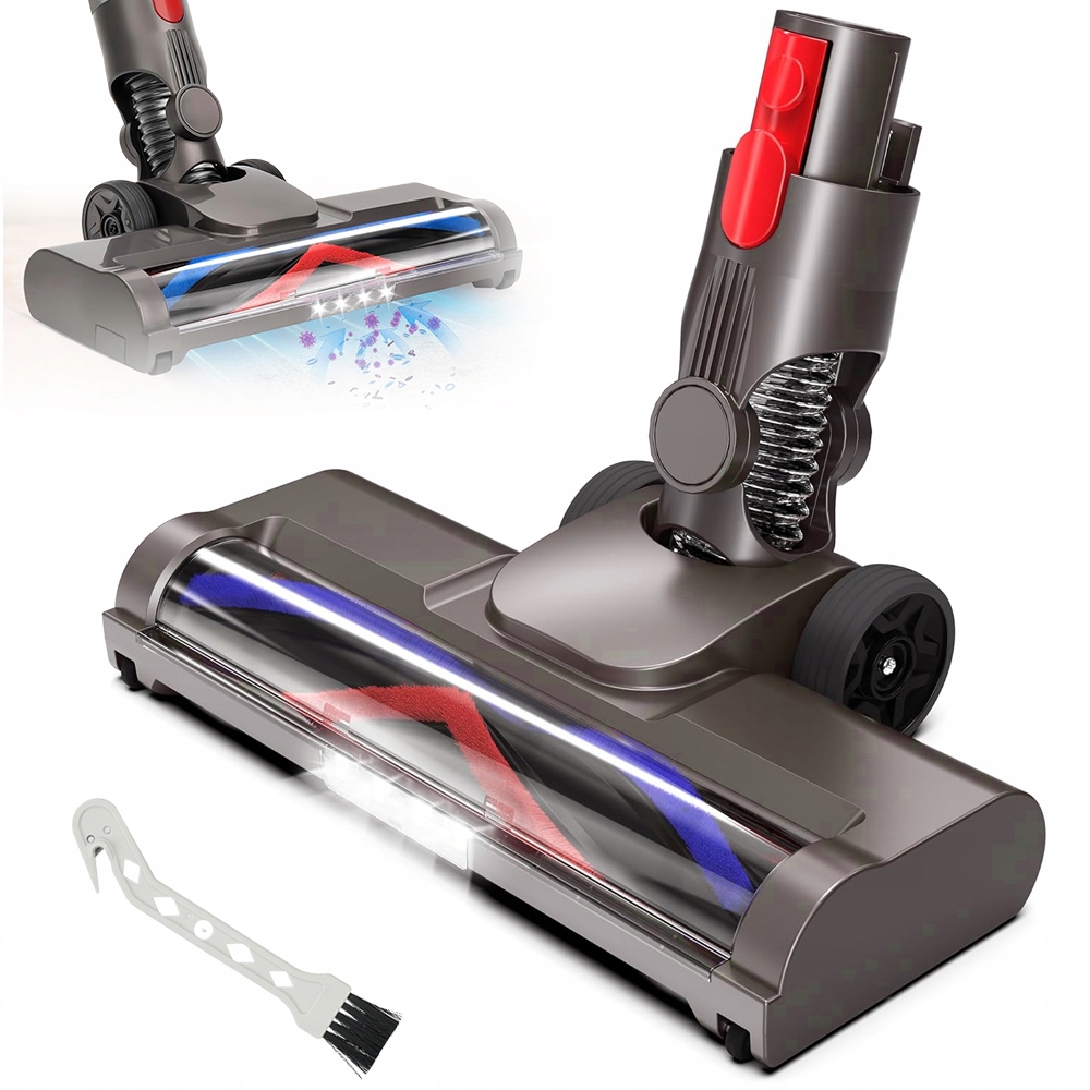 Turbo Kartáčová Rotační Hubice S Led Pro Vysavač Dyson V7 V8 V10 V11 V15