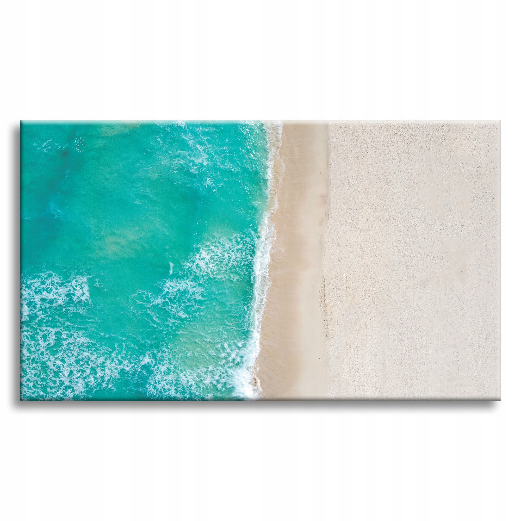 Obraz na plátně Voda Vlny Pláž Písek 90x60 cm Ideální jako dárek