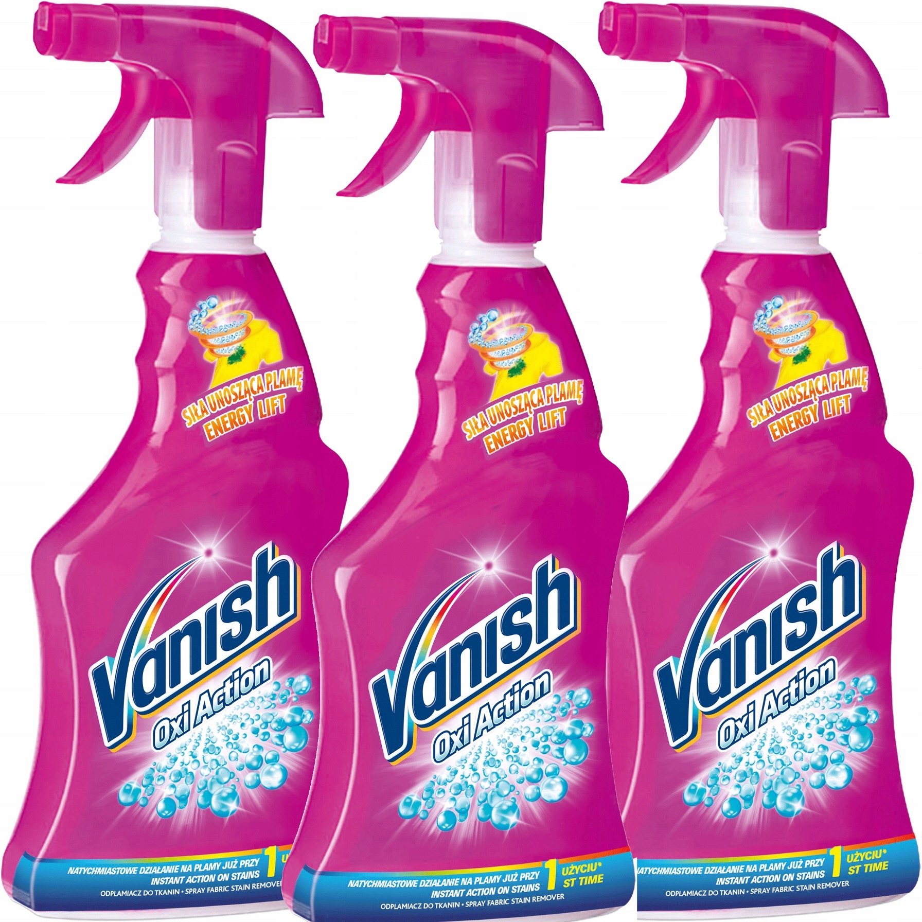 

Vanish Oxi Action Odplamiacz do Tkanin Spray 1.5L