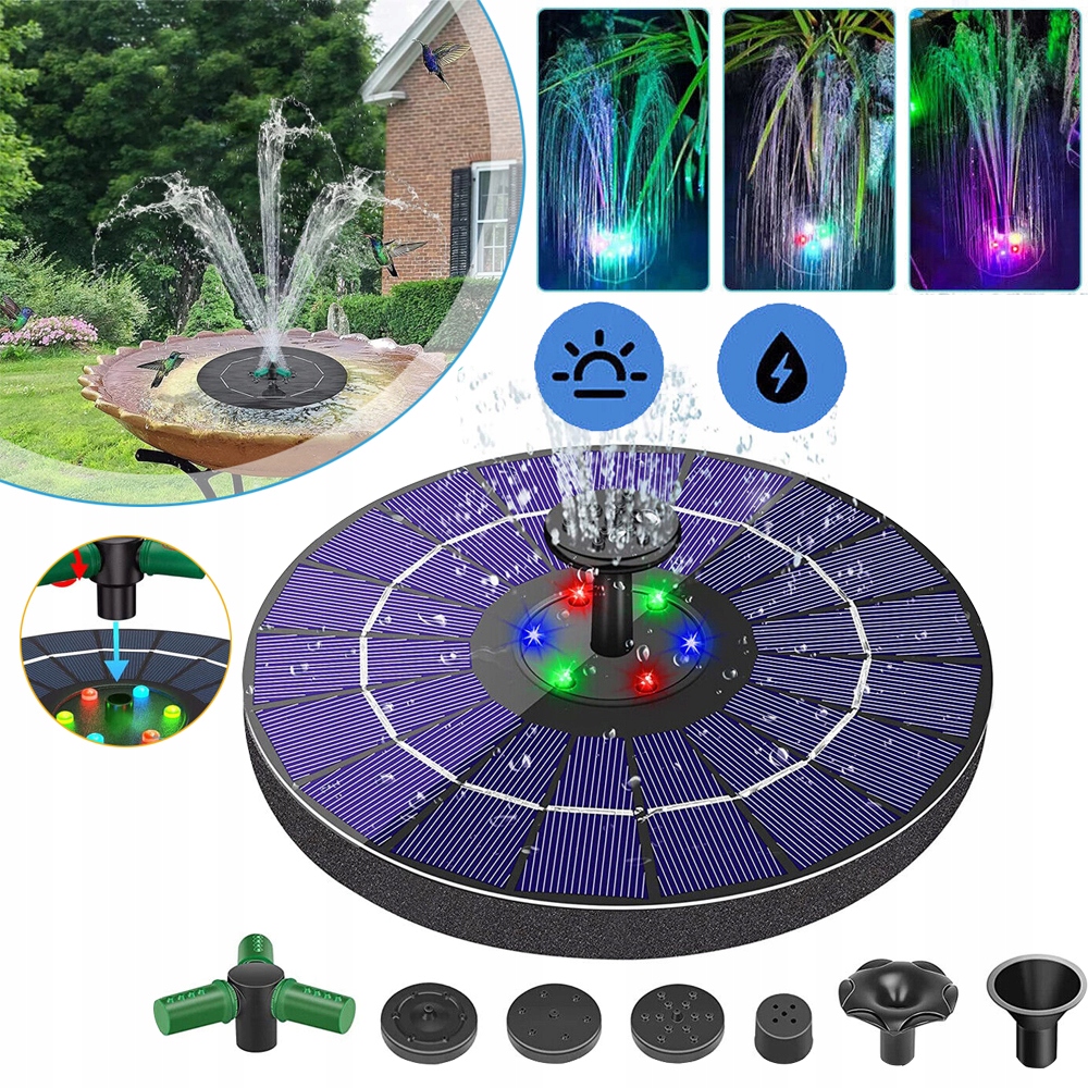 Fontána, Rybníková Pumpa, Plovoucí Fontána, Zahradní Čerpadlo