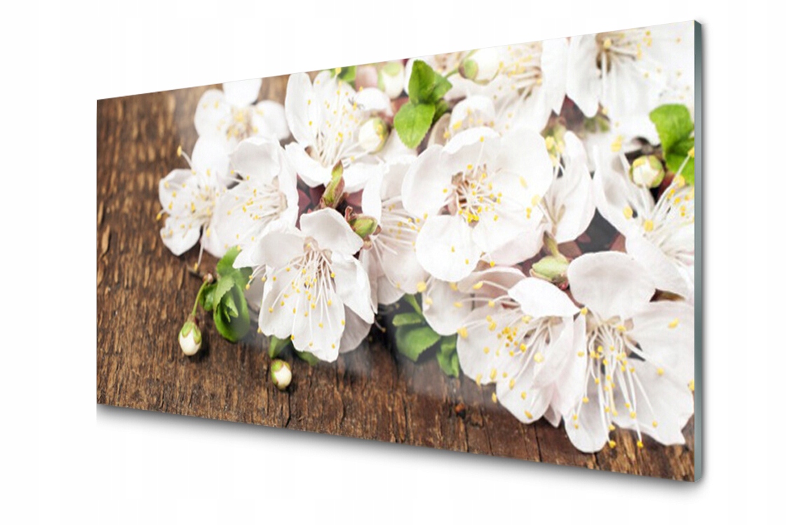

Panel szklany Płytka Kwiaty Roślina 120x60 + Klej