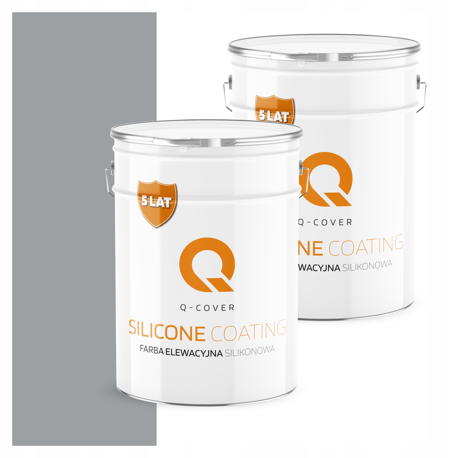 Fasádna farba Fasádová silikónová 10L Uv Farba Šedá Odtieň Modrej