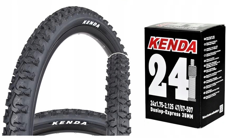 OPONA ROWEROWA KENDA 24 1,75 K831 MTB + DĘTKA