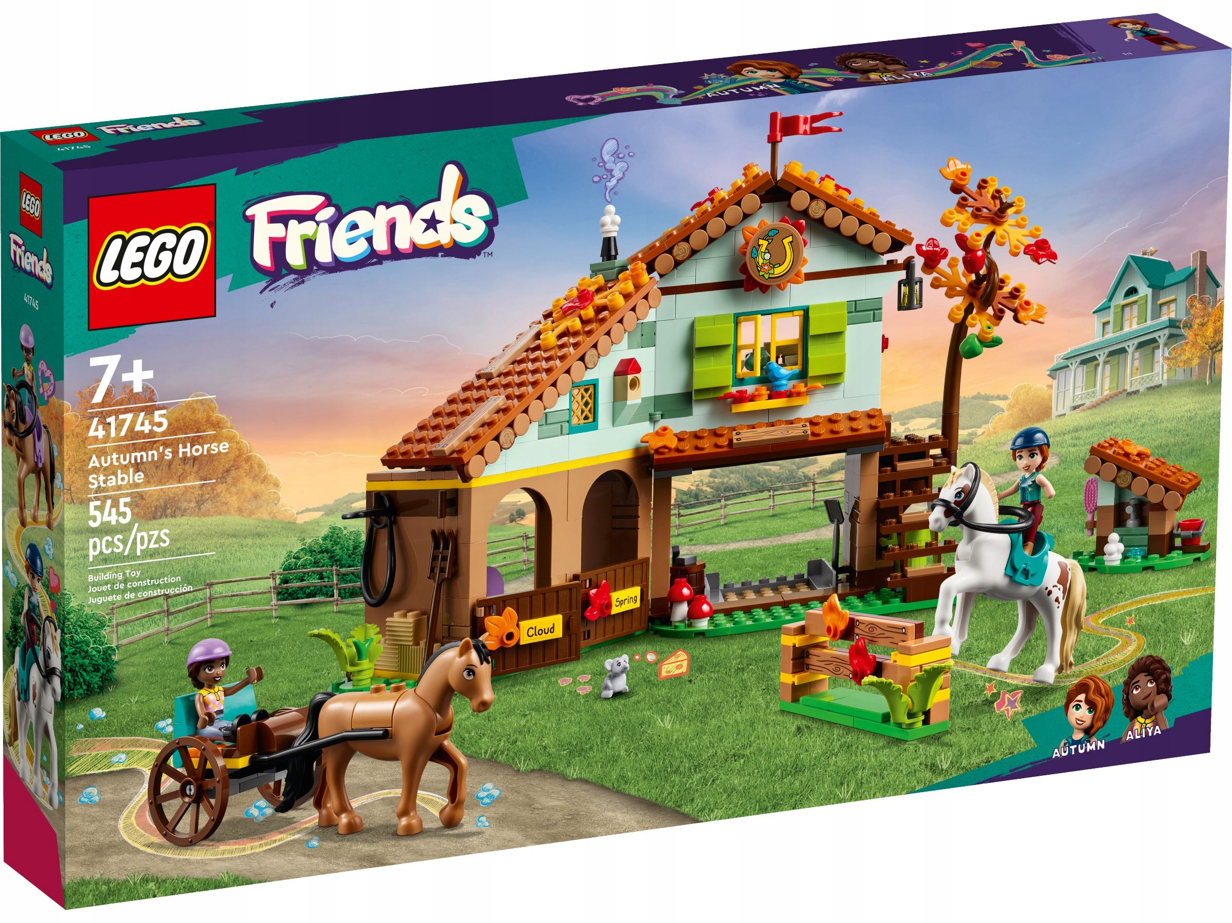Lego Friends 41745 Podzimní stáj s koňmi a kočárem, Dárek