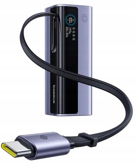 Baseus Energeek GR11 Powerbank 20000mAh 145W 3xUSB-C 1xUSB-A Šedá