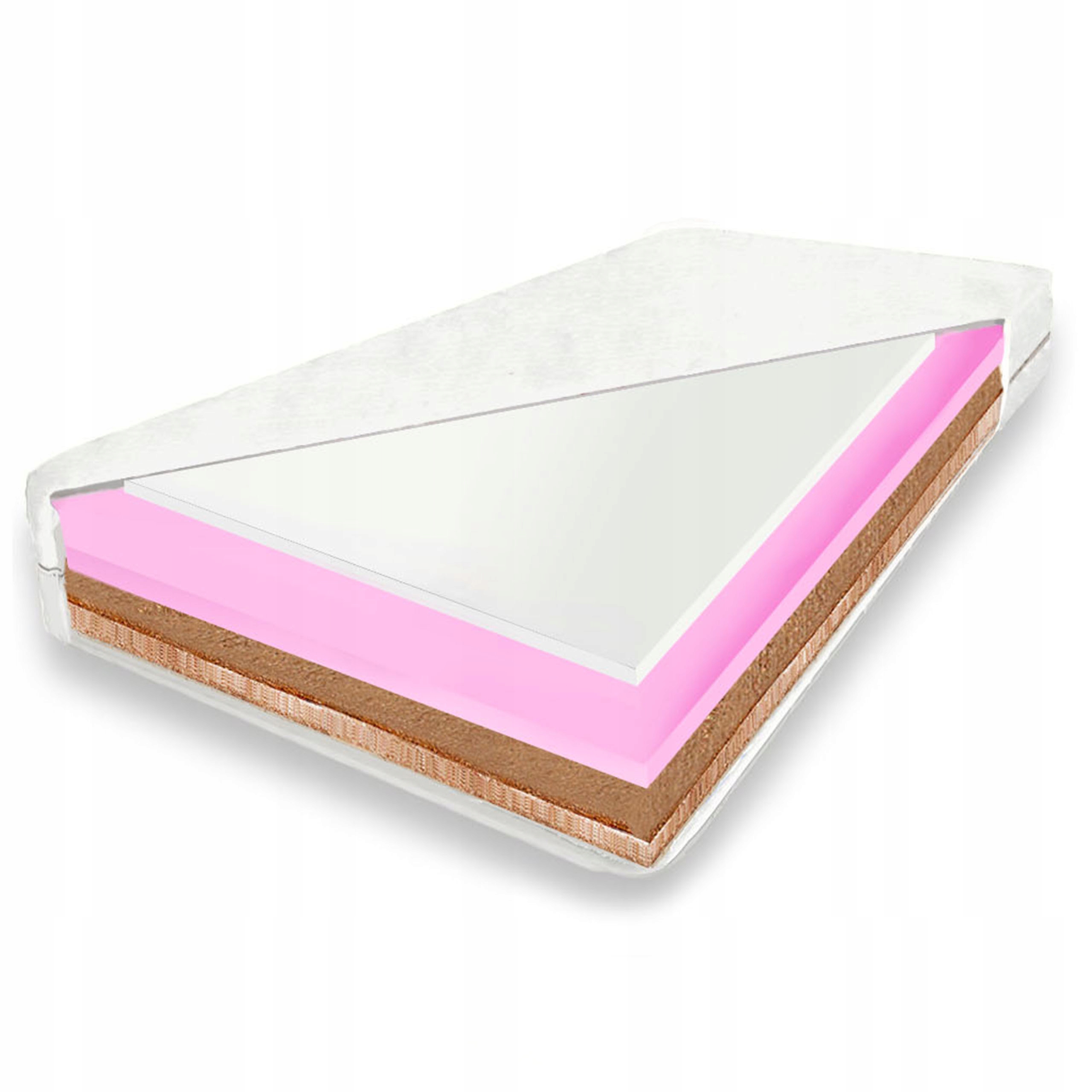 Matrac 120x170 s viskózou a kokosom proti bolesti H2 H3 vystužený 8 cm