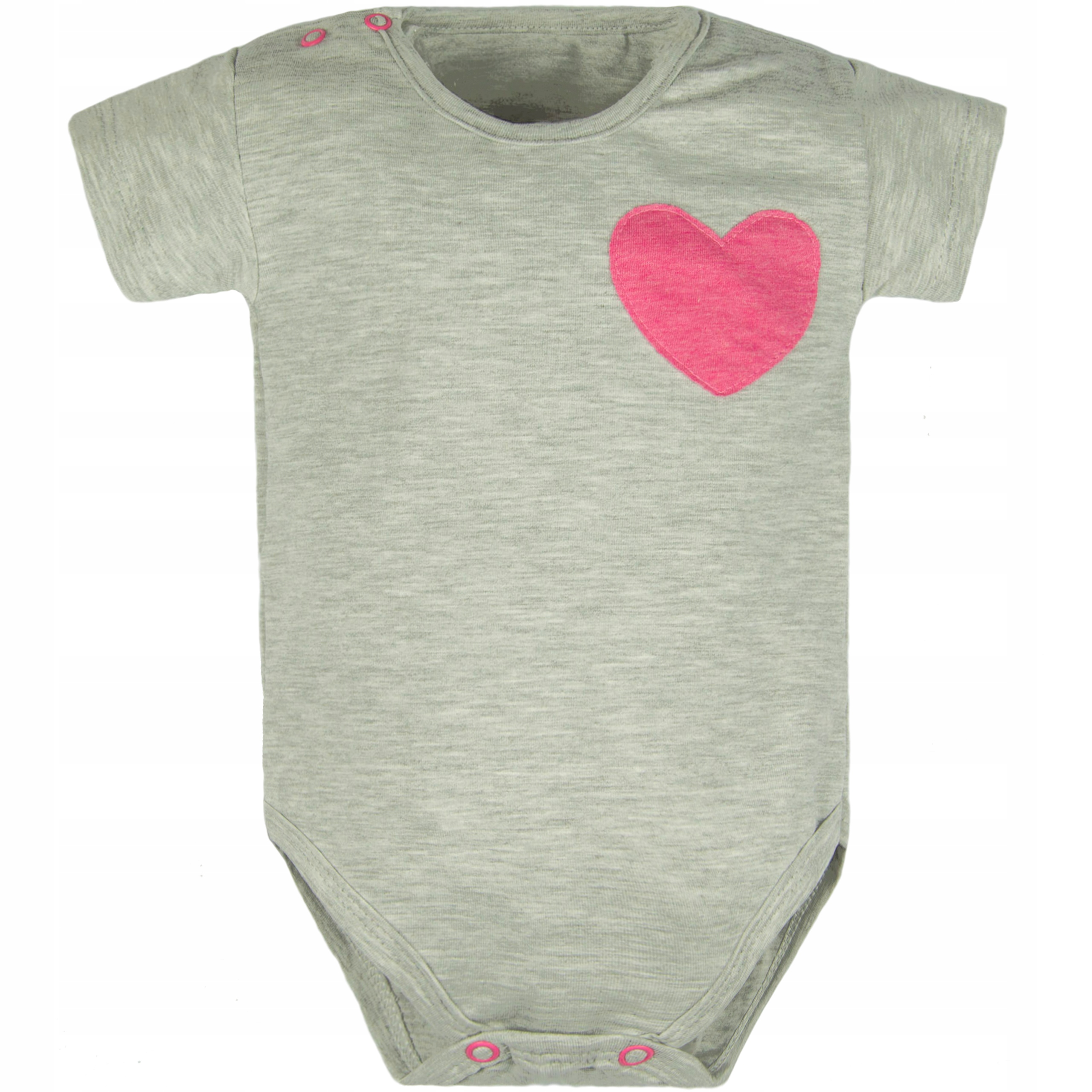 

Body krótki rękaw Serduszko 86 bawełna Dziewczynka