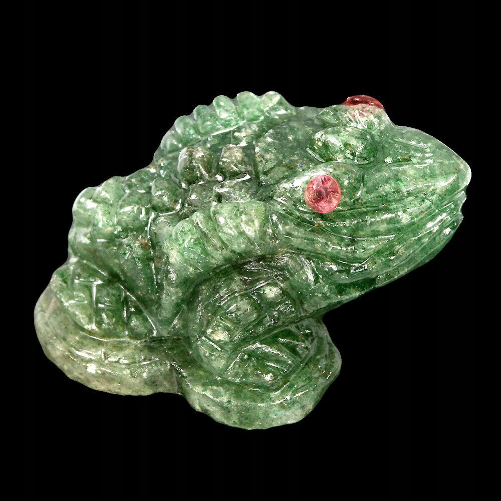 Přírodní kámen 79.67ct aventurín figurka žába