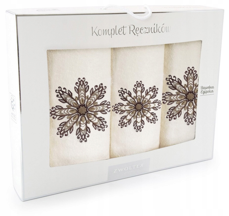 

Zwoltex komplet ręczników 3 Szt. Bawełna Egipska