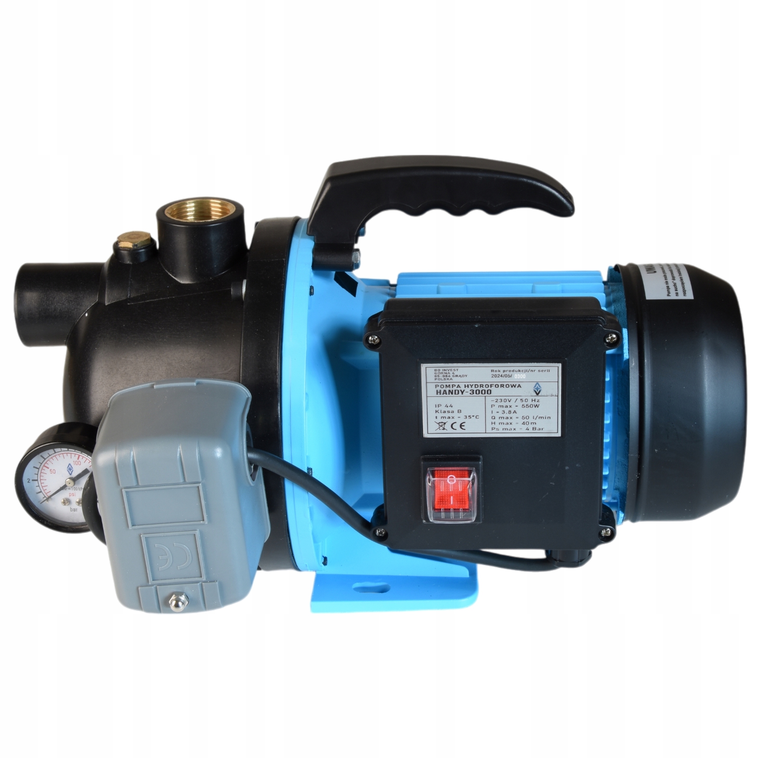 Čerpadlo Na Vodu 550 W Příslušenství V Zahradním Hydroforovém Tělese