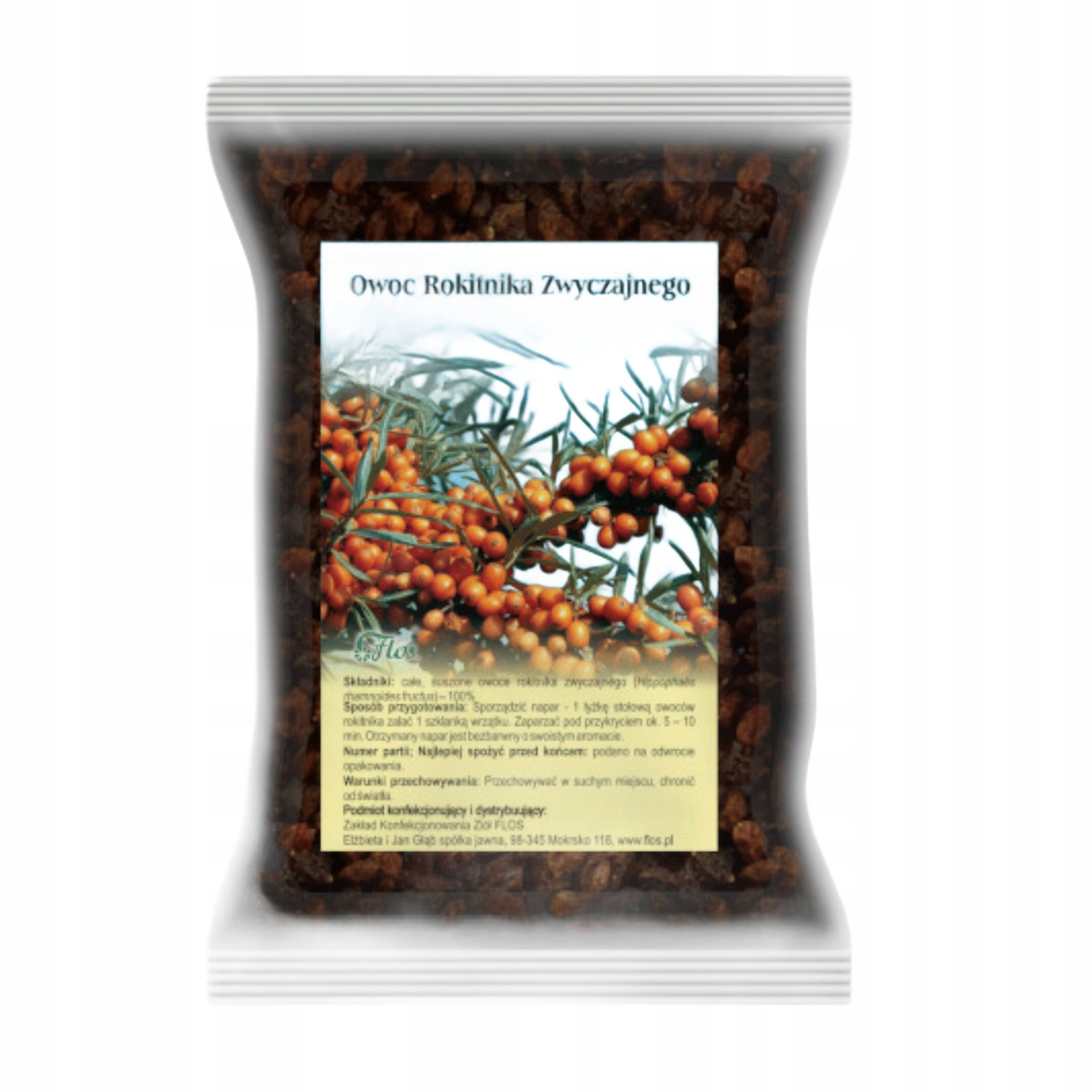 Rokitnik zwyczajny Flos Owoc rokitnika zwyczajnego 50 g