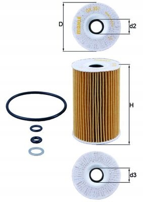 MAHLE FILTR OLEJU Producent SF-Filter