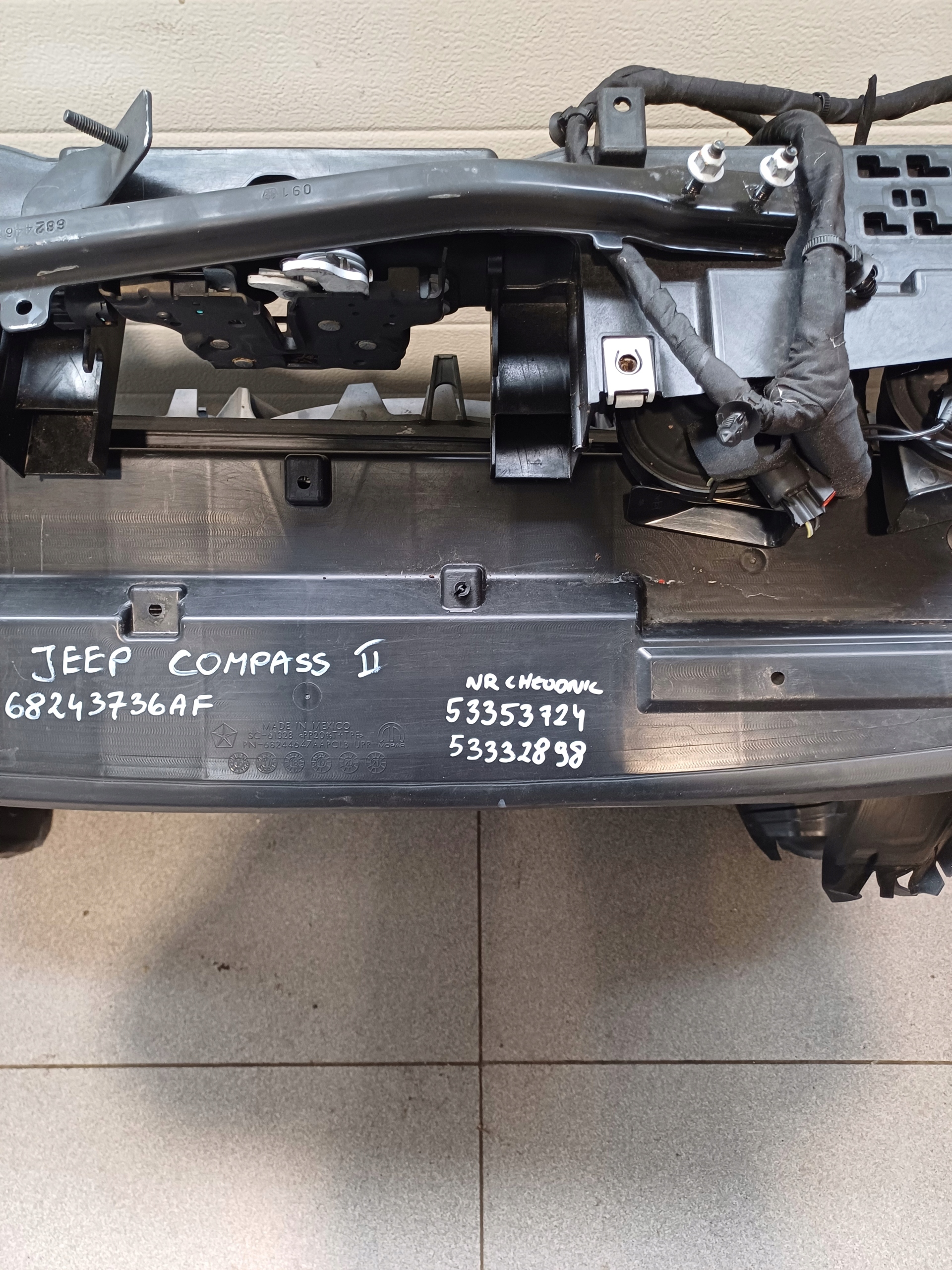 front body wall pillar KPL JEEP COMPASS II 18R- 53353724 53332898 1,6 CRD
