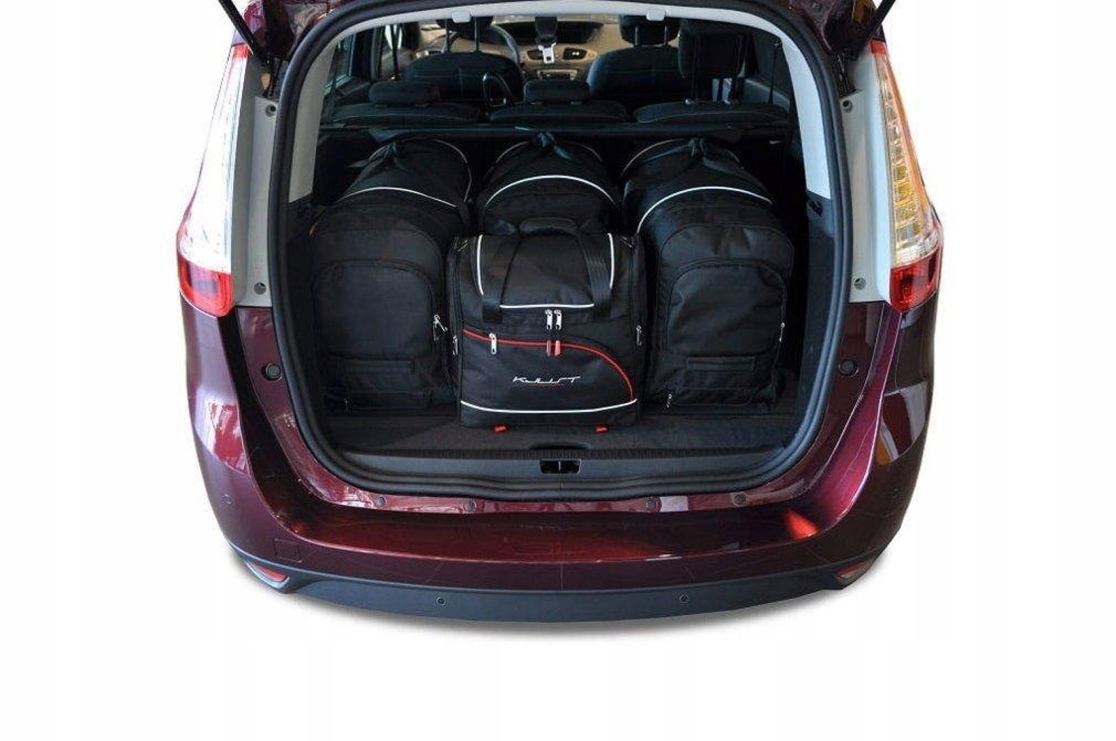 J&j Automotive Sada 4ks cestovných tašiek Aero pre Renault Grand Scenic 20