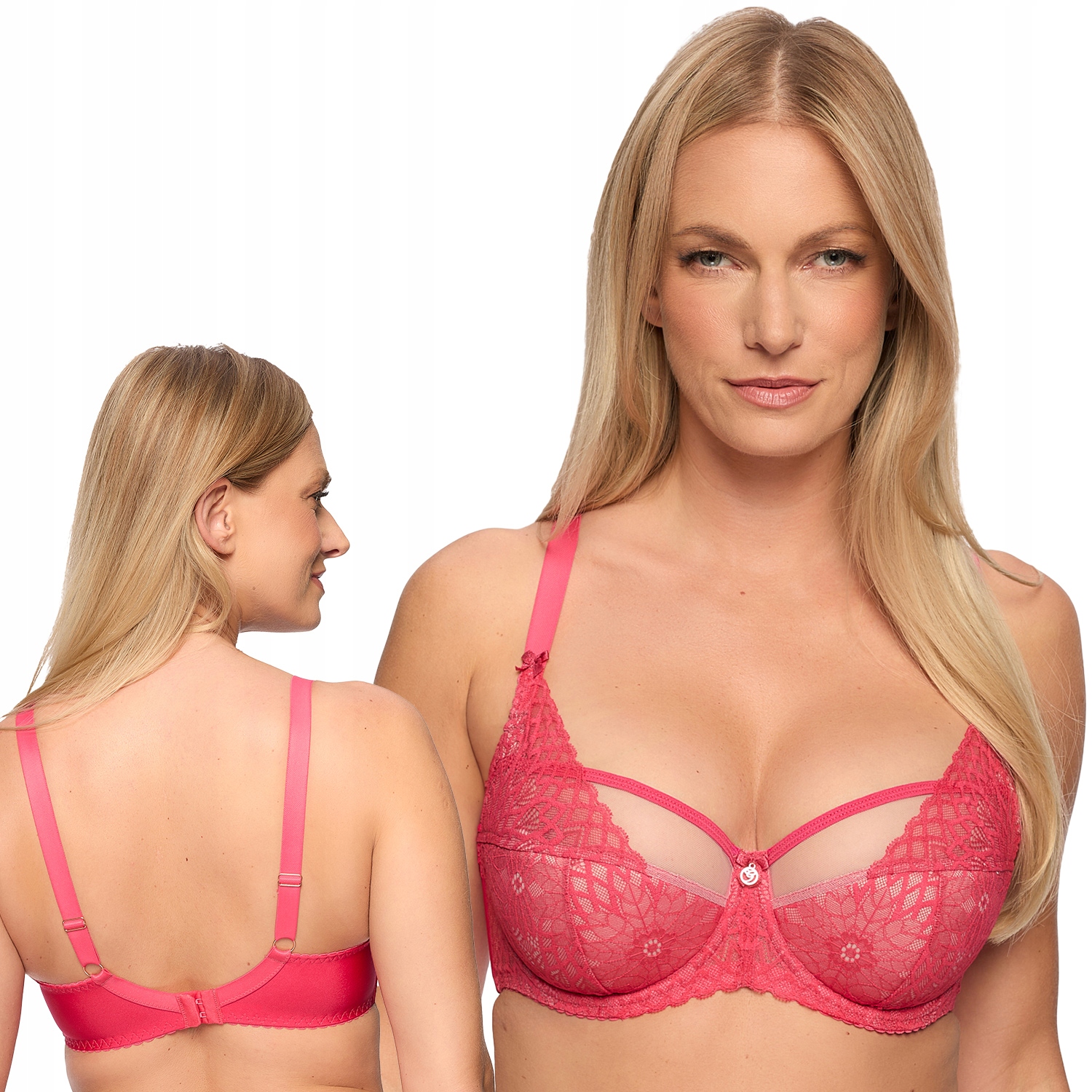 Gaia 1292 Clementine Polovyztužená podprsenka Semi Soft korálová 85E