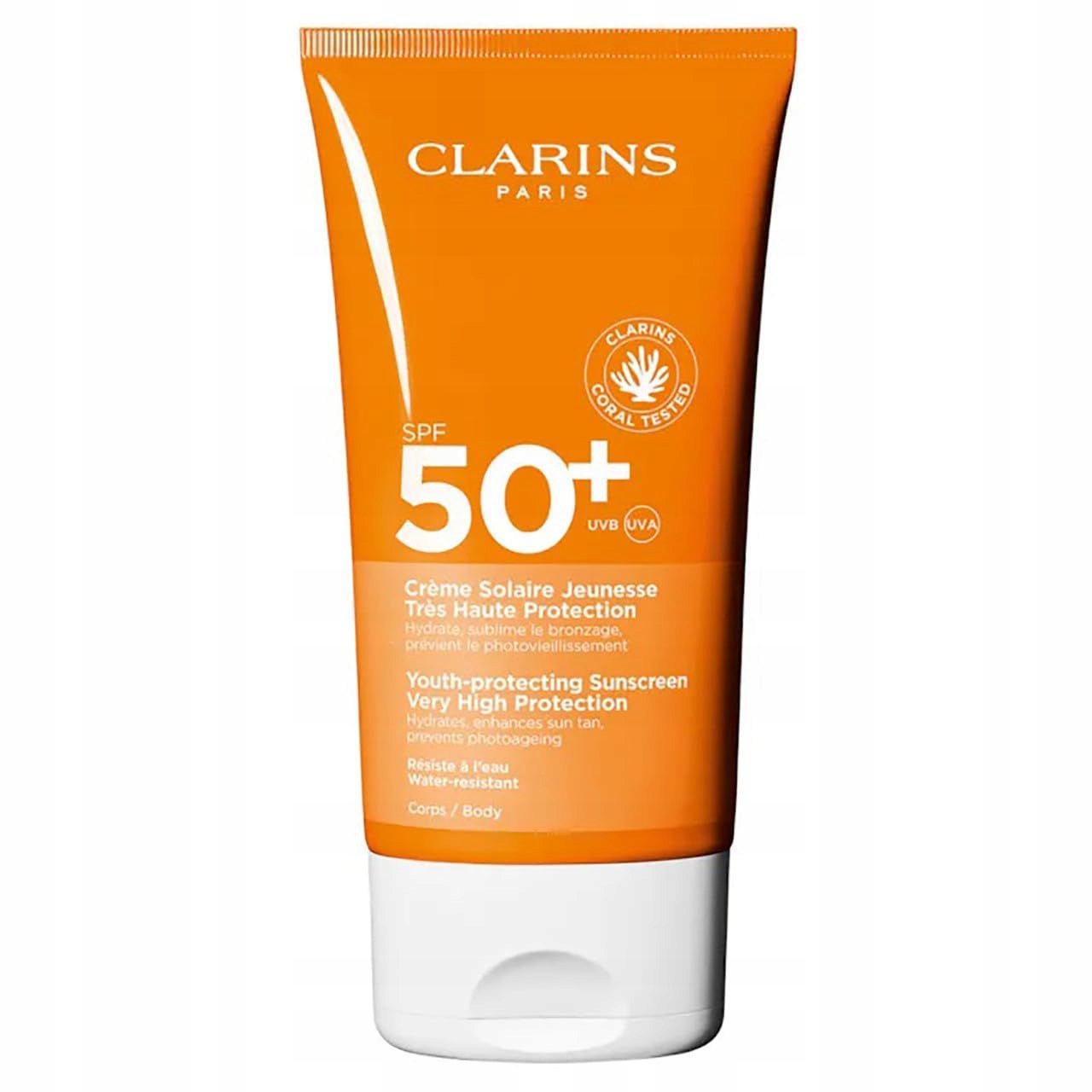 Clarins Opalovací krém Spf 50+ (Ochranný opalovací krém proti stárnutí) 150 ml