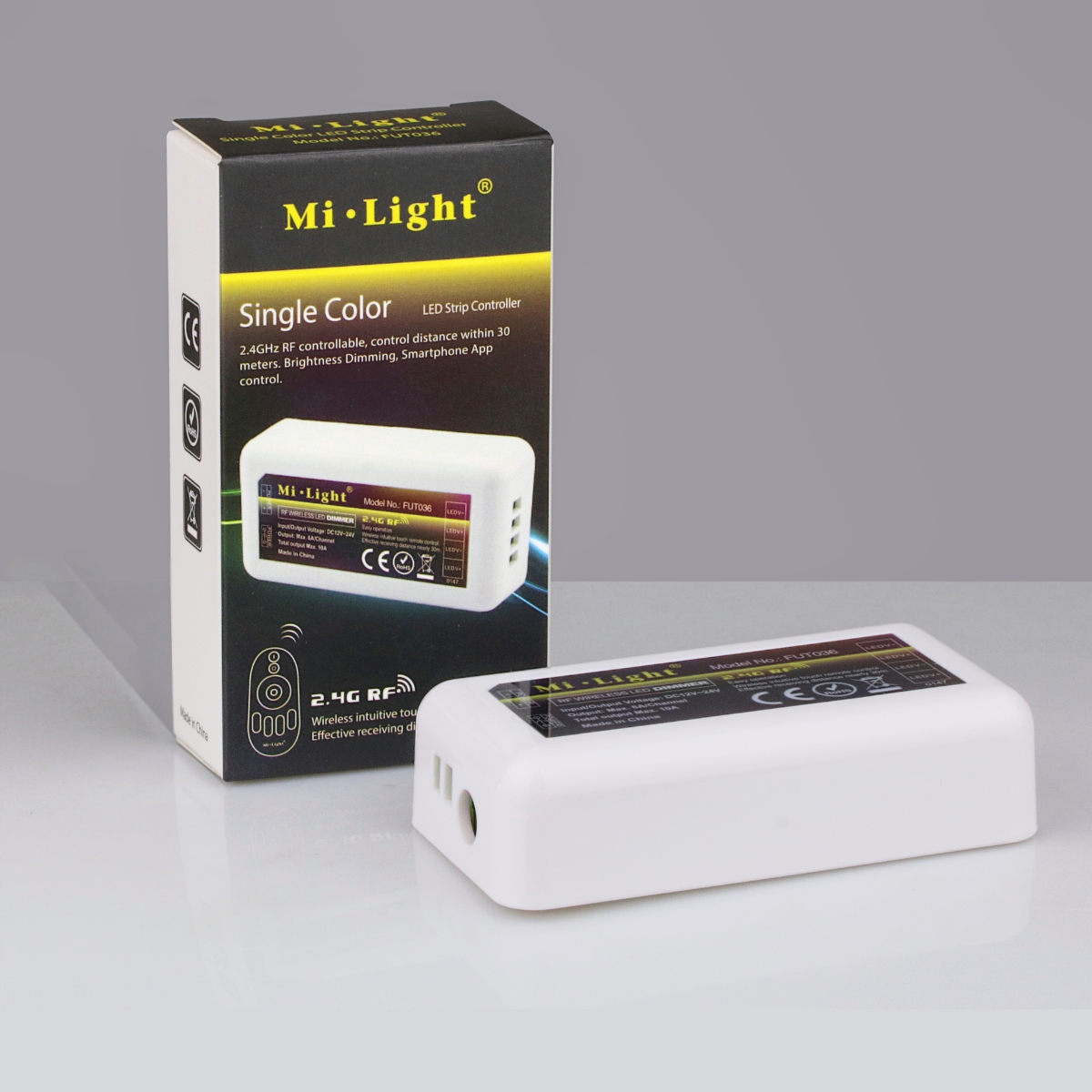 KONTROLER LED DO TAŚM MONO MILIGHT FUT036 Typ sterownik