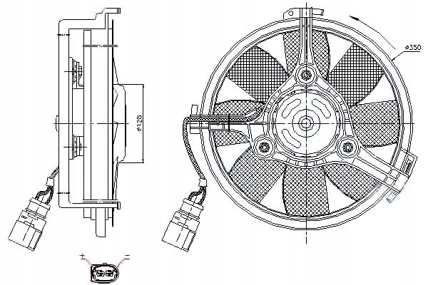 Nissens Ventilátor Chladiče Audi A6 1.9 Tdi (4B2.