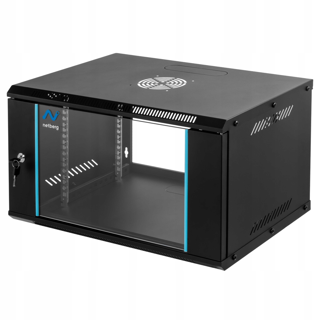 Szafa szafka Rack 19" 6U Netberg Basic Wisząca Instalacyjna 600x400mm