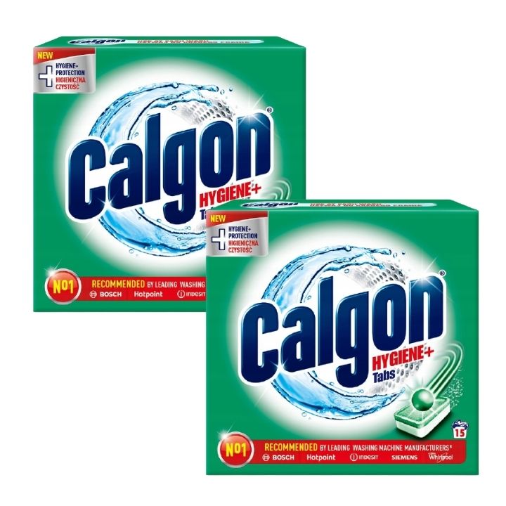 

Calgon Hygiene Tabletki Odkamieniacz Pralki 2 x 15