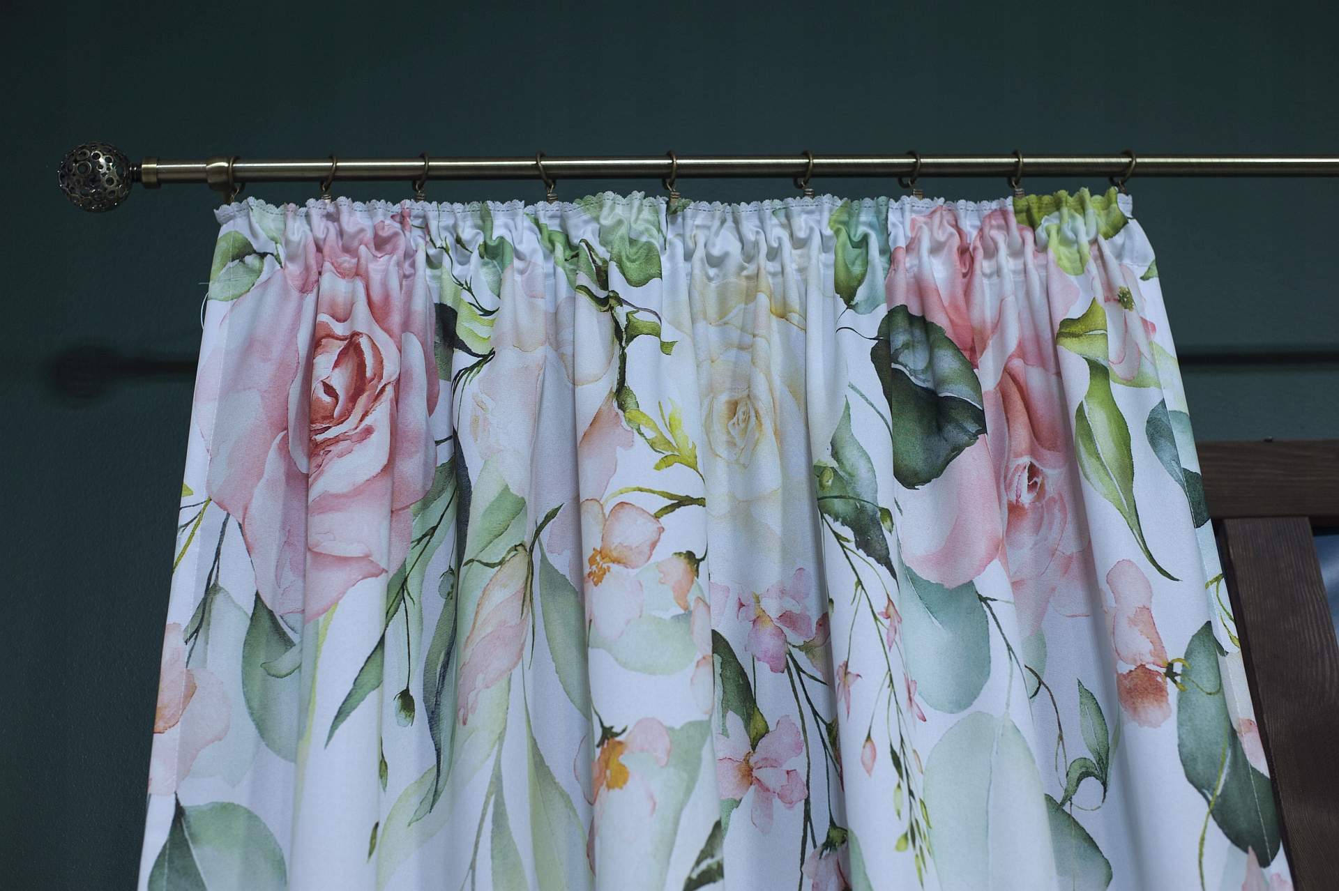 ZASŁONA GOTOWA DRUKOWANA POLIESTER 140x210 Styl Nowoczesny