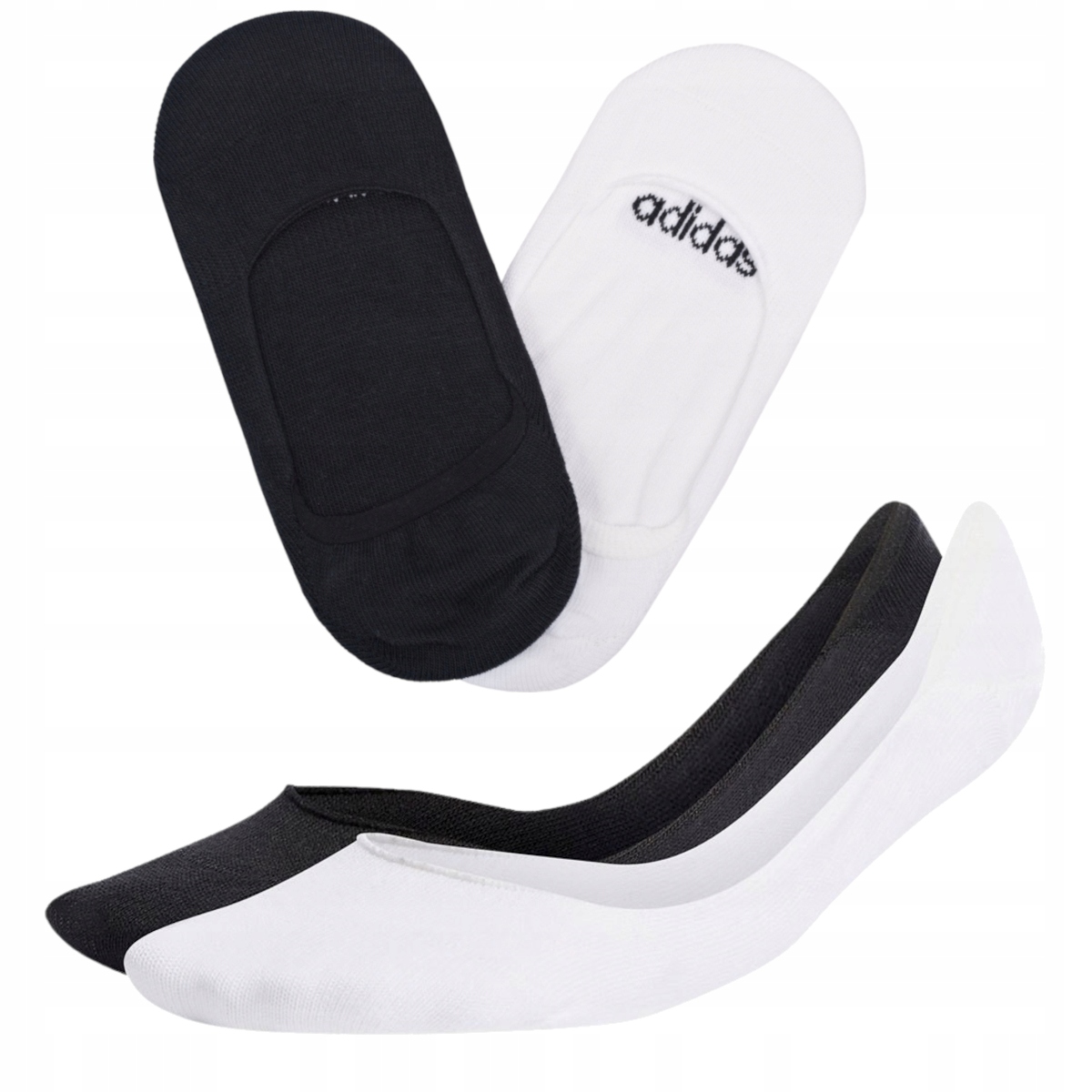 

Skarpety Adidas Balerinki 2-Pak Czarne Białe 40/42