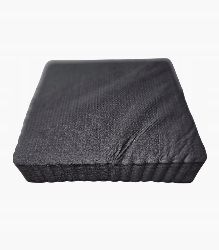 Czarne serwetki 17x17 cm a'400