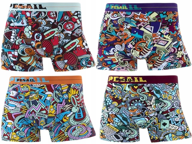 

4x Bokserki Męskie Majtki Bawełniane Premium * XXL