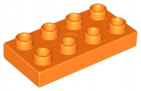 

Lego Duplo 40666 Płytka 2X4 pomarańczowa Nowa (8g)
