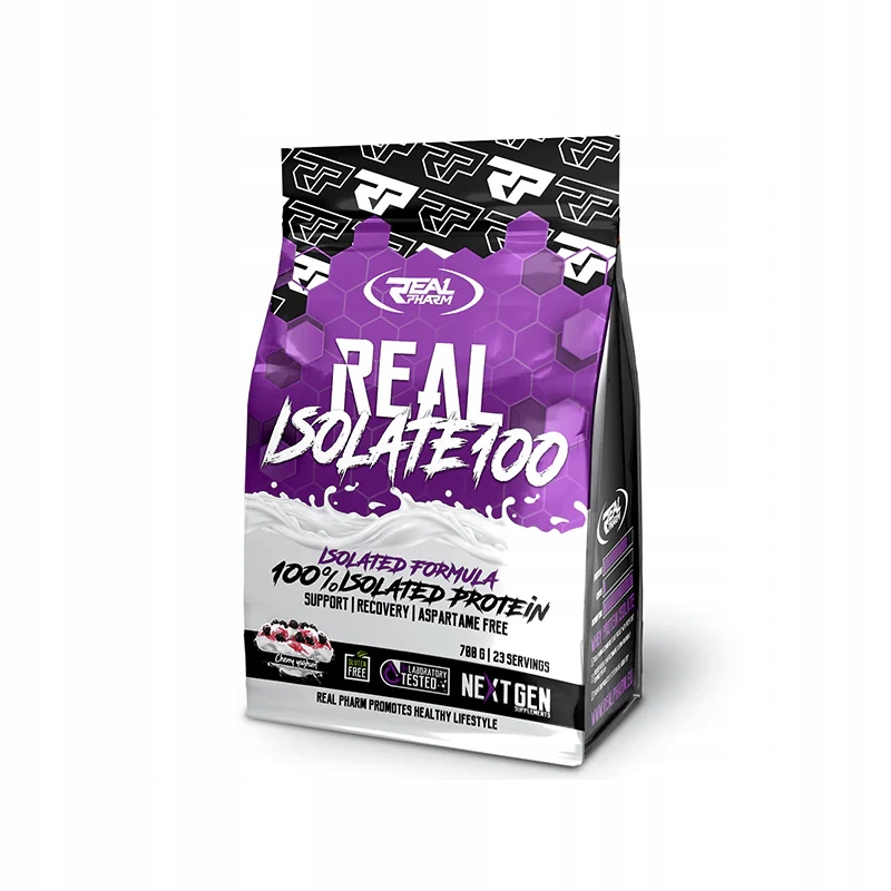 Real Pharm Real Izolate 700g Vanilka s bobulemi