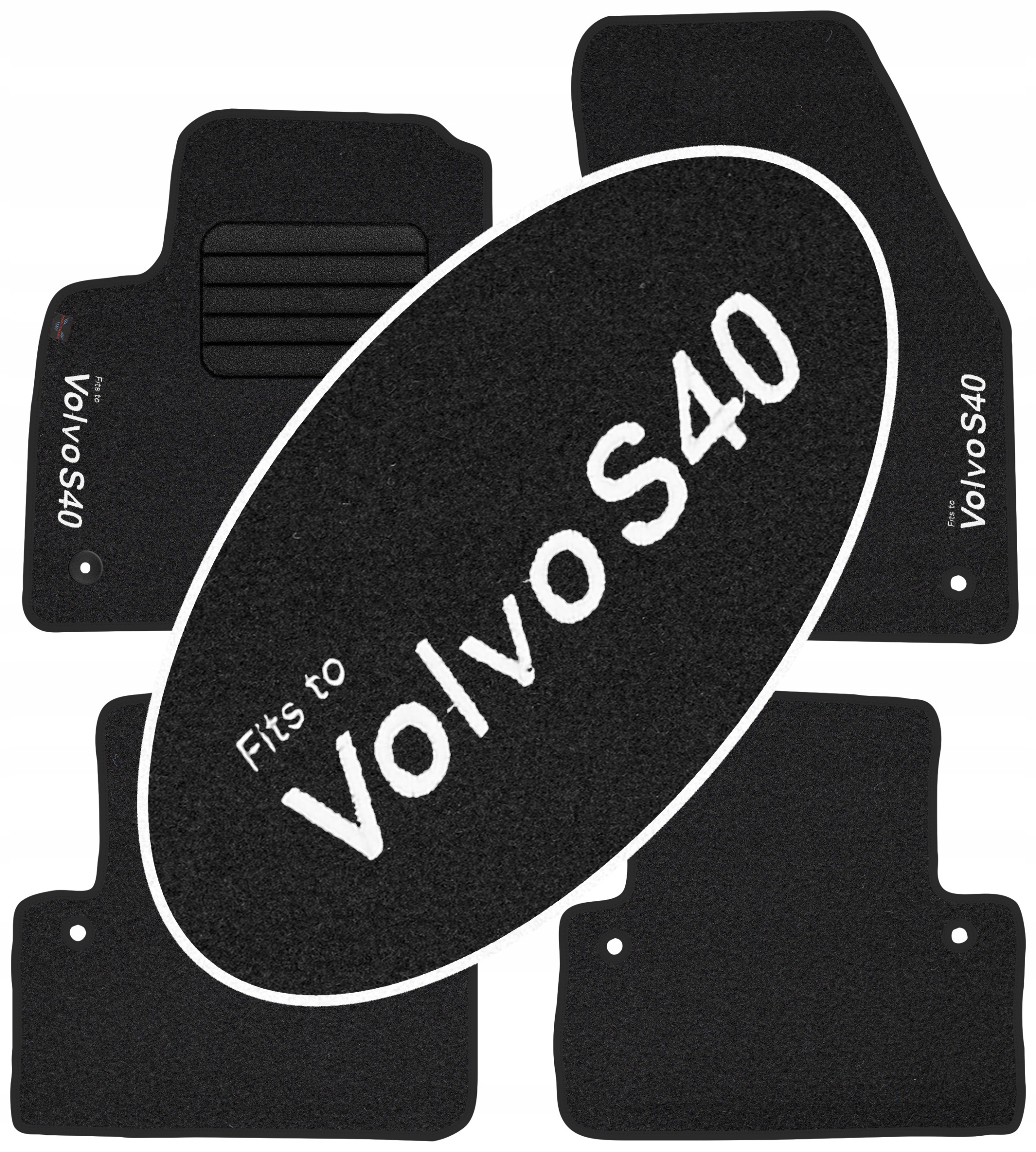

Volvo S40 II 2004-2012 Dywaniki z Haftem