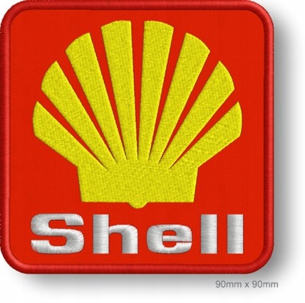 naszywka termo do zaprasowania łatka haft Shell