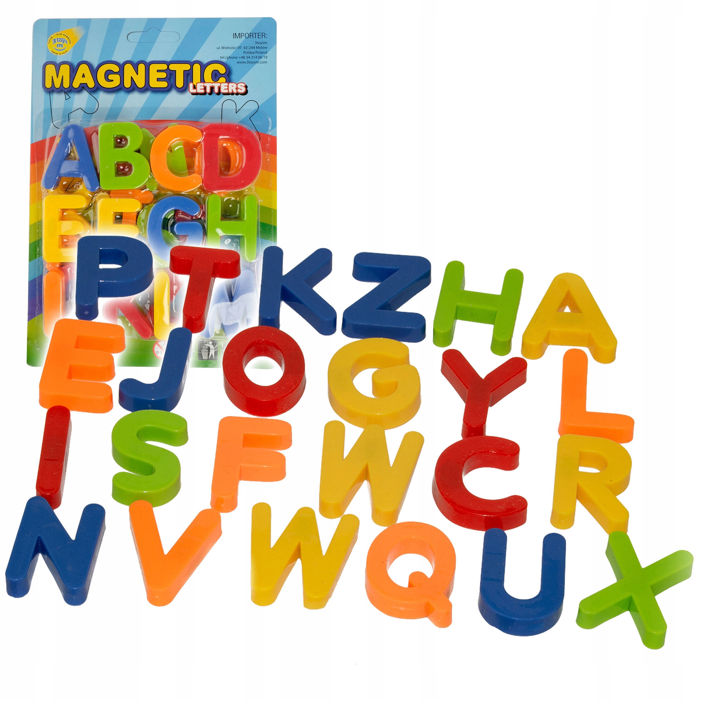 

Literki Magnetyczne Alfabet 24 Szt.