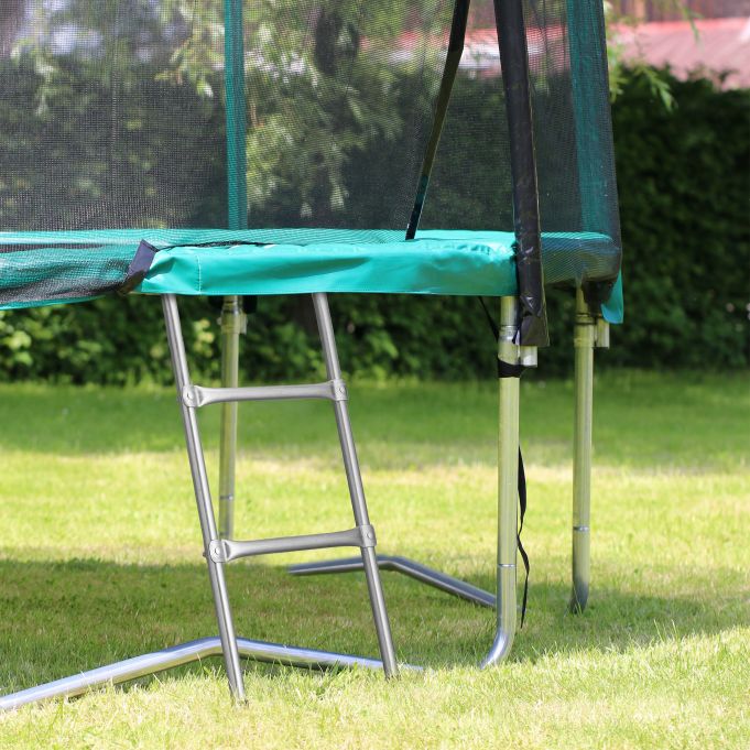 Drabinka drabina do trampoliny zawieszenia 2 stopniowa stalowa 76cm OUTLET EAN (GTIN) 4052025449483