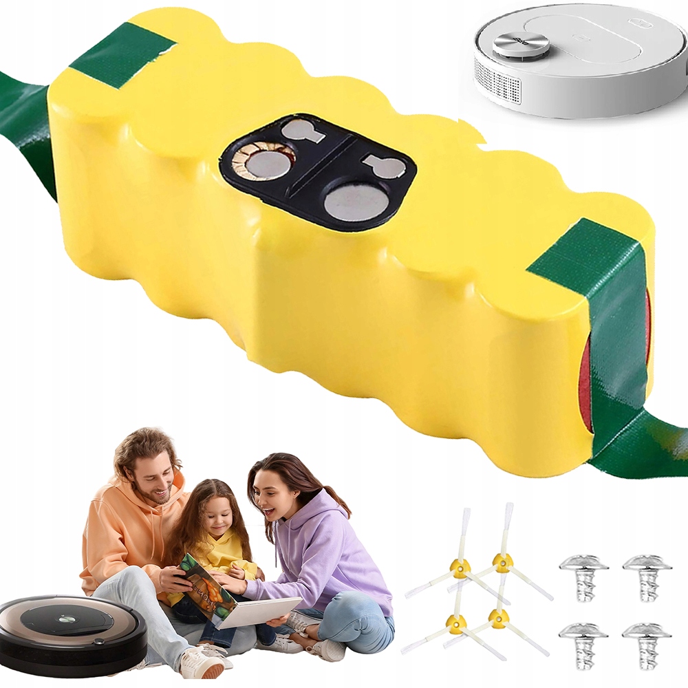 Baterie 14.4V 5000MAH Pro Irobot Roomba 521 533 551 562 655 S Dlouhou Životností