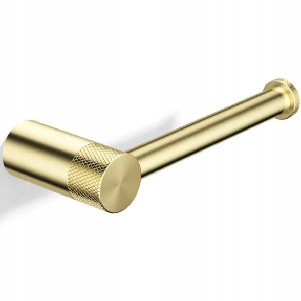 Držák na toaletní papír na toaletu Zlatý kovový nástěnný závěsný