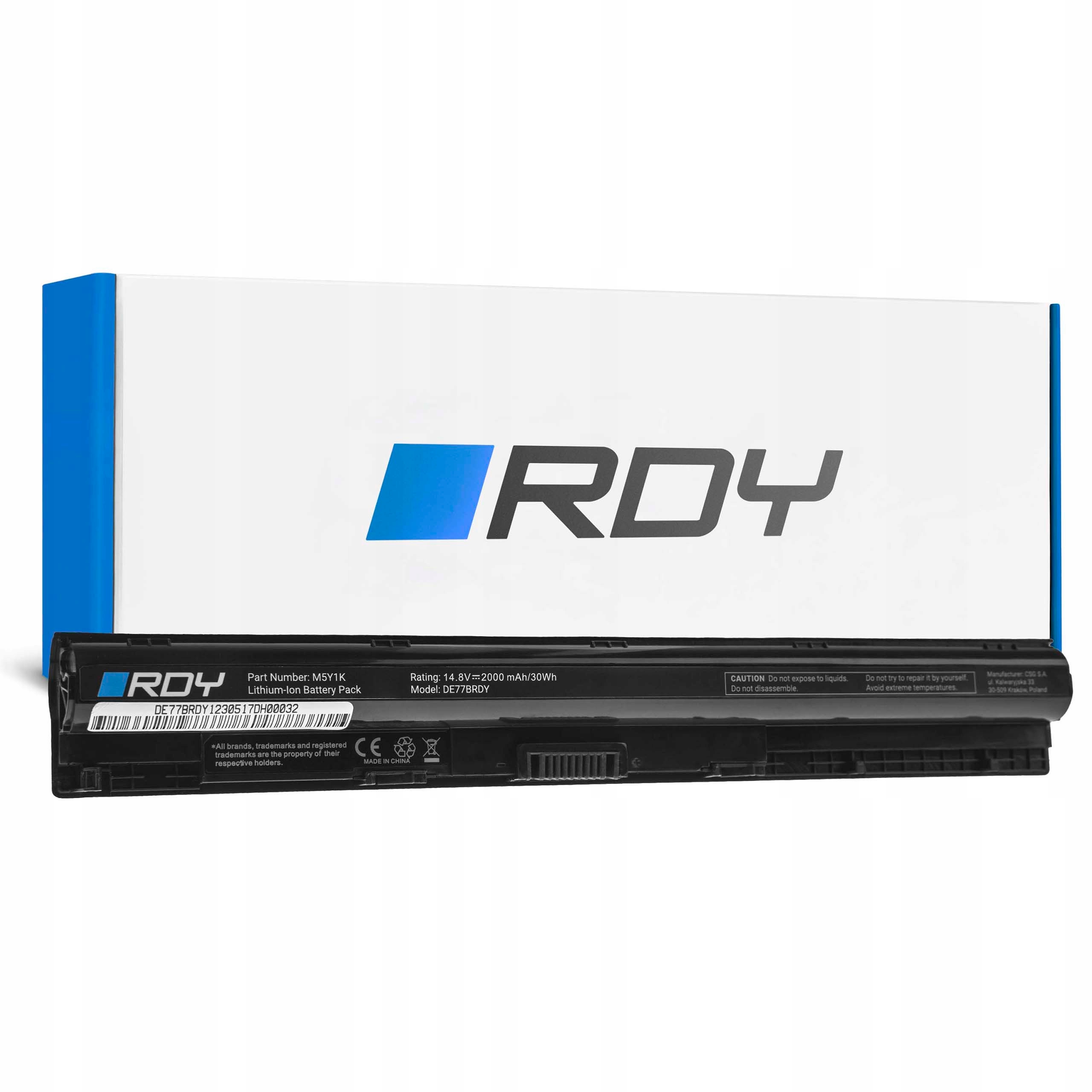 Bateria M5Y1K WKRJ2 do Dell Inspiron 15 5555 5558 5559 17 5755 5758 5759