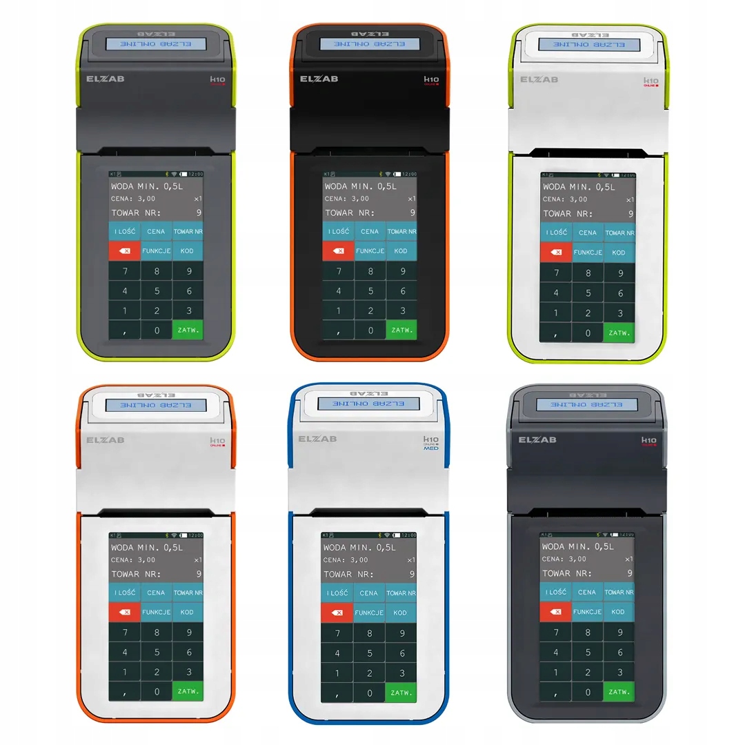 Kasa fiskalna Elzab K10 Online cz-p GPRS 1rok Wifi Pojemność akumulatora 2.6 Ah