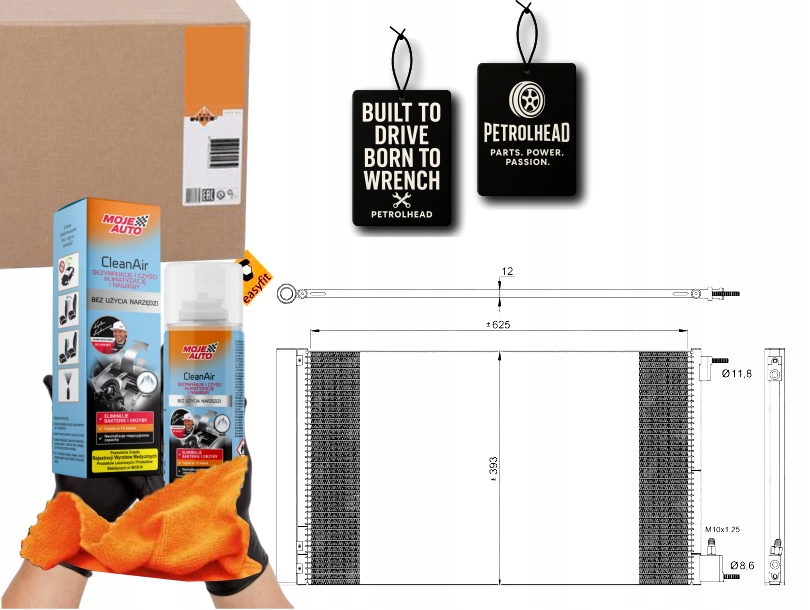 Kondenzátor Klimatizace Opel Insignia 08- Nrf #Petrolhead Pro+ Kit9