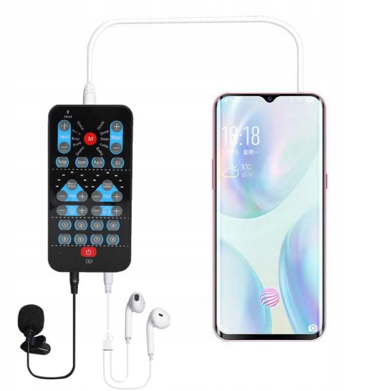 ГОЛОСОВОЙ МОДУЛЯТОР ЗВУК ЧЕЙНДЖЕР 8 РЕЧЕВЫХ РЕЖИМОВ