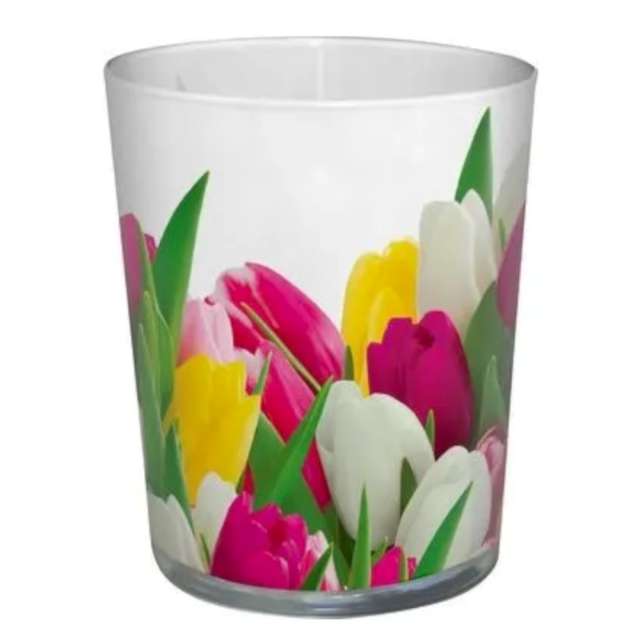 

Świeczka Zapachowa w szkle Tulipany kolorowa