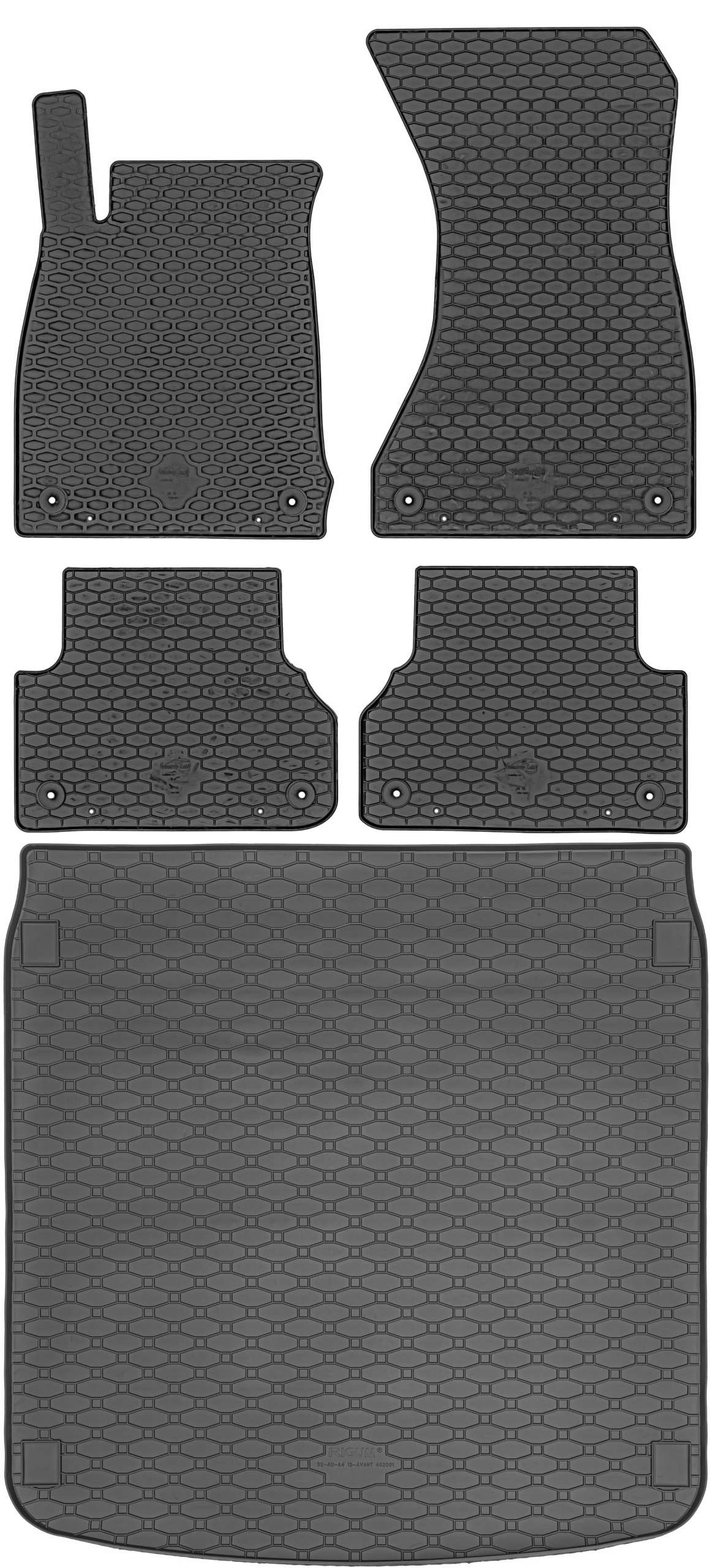 Audi A4 B9 Kombi 2015-2024 Sada Koberce batožinový priestor