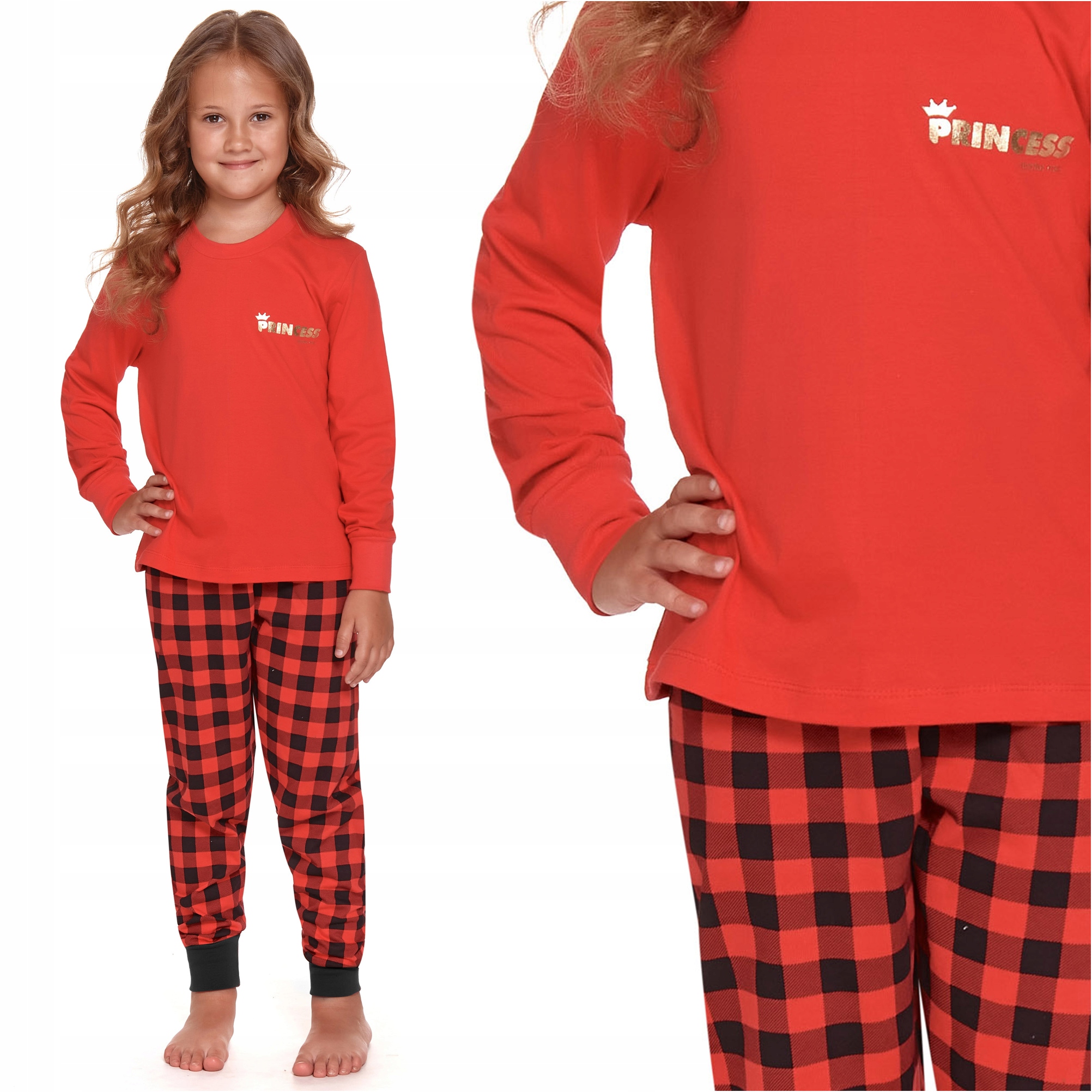 

Doctor Nap 4368 Red piżama dziecięca 134-140