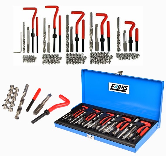 ZESTAW NAPRAWY GWINTÓW M5 M6 M8 M10 M12 HELICOIL