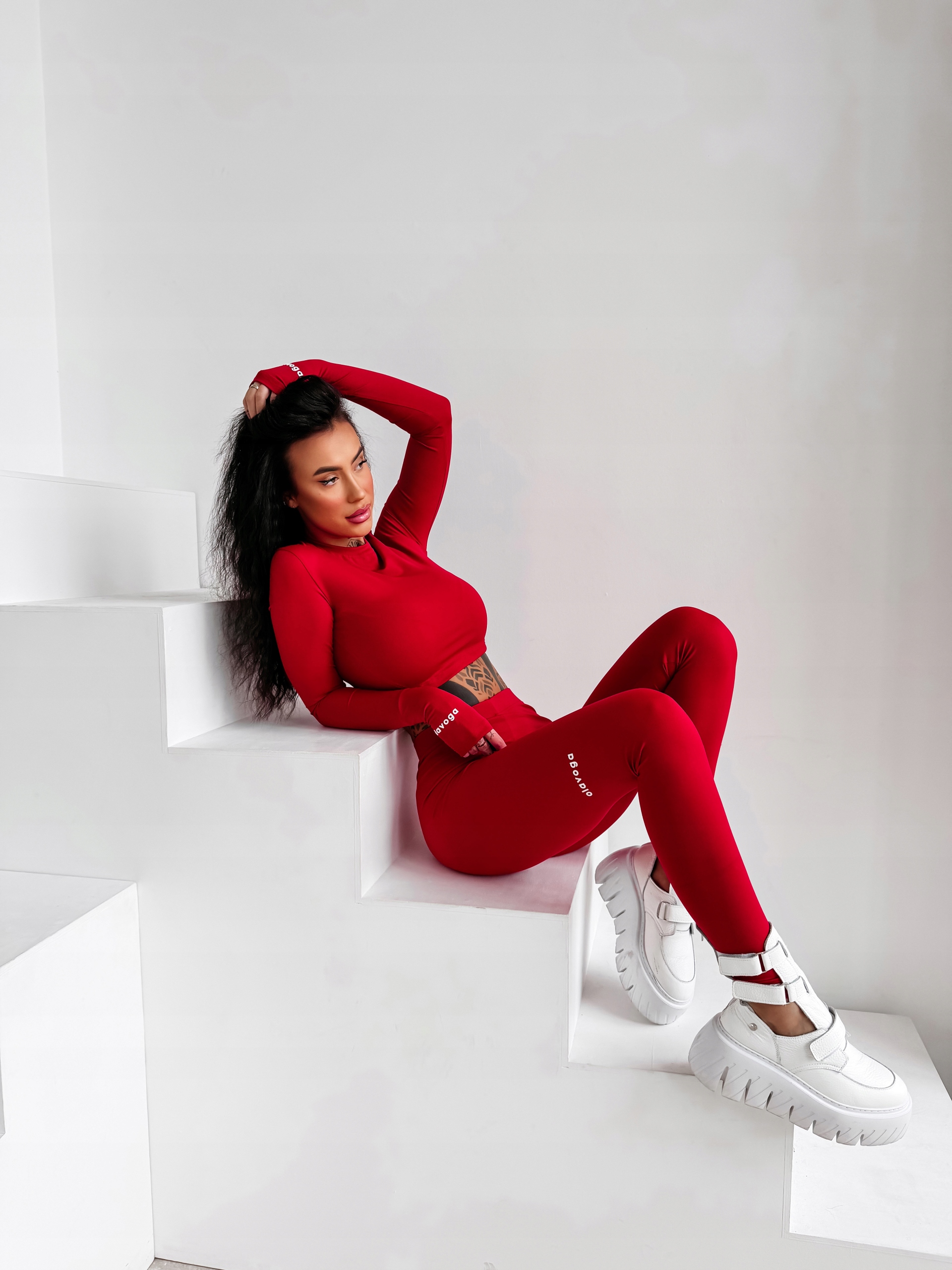 Dámský Komplet Olavoga Dulce Červený Xs